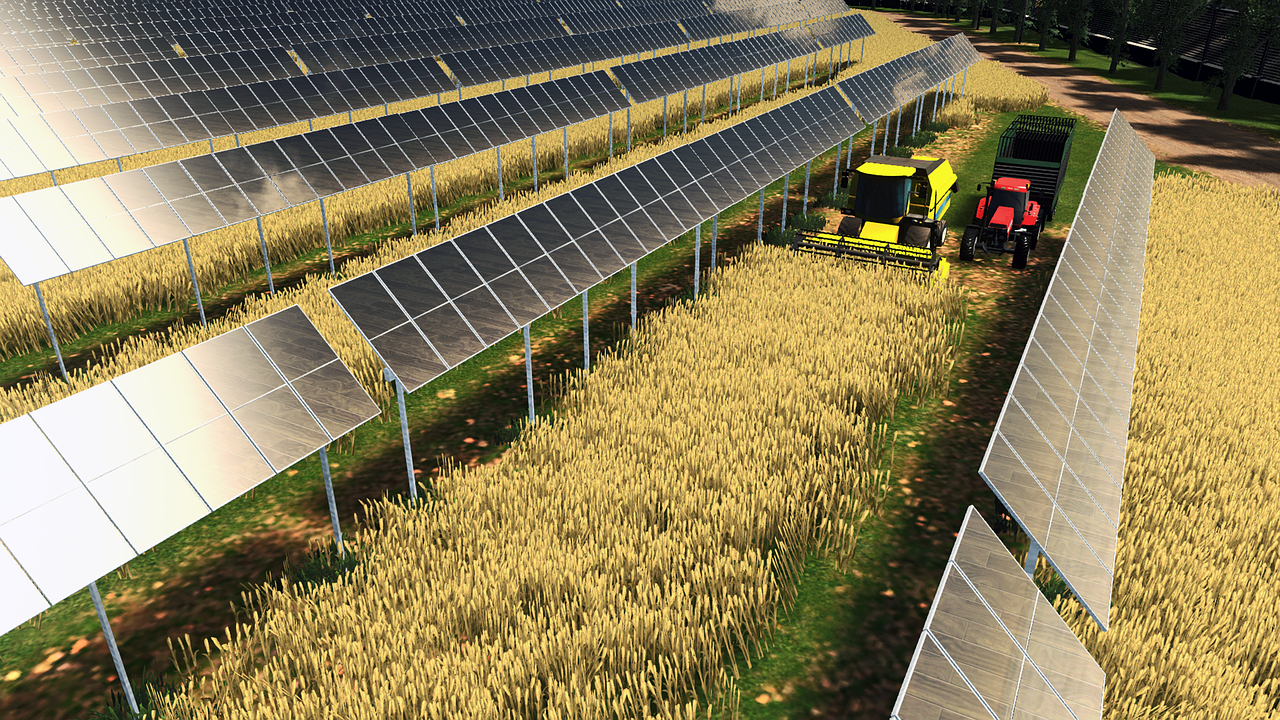 d&eacute;couvrez l'agrivolta&iuml;que, une solution innovante combinant production agricole et &eacute;nergie solaire pour un d&eacute;veloppement durable et optimis&eacute; des terres.